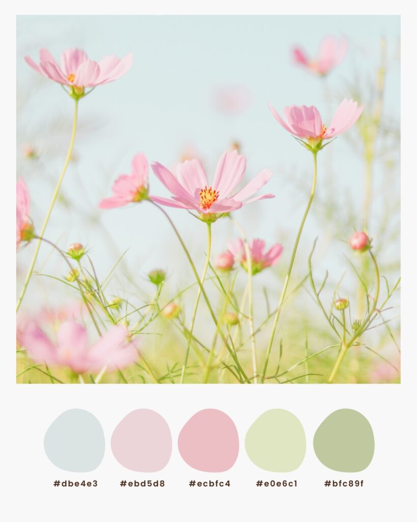 lente kleurenpalet