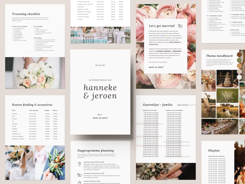 bruiloft planner