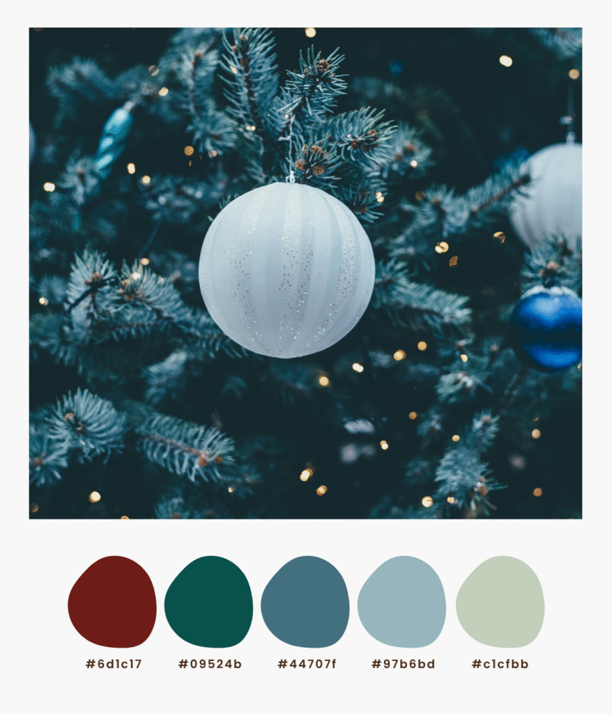 blauwe kerst